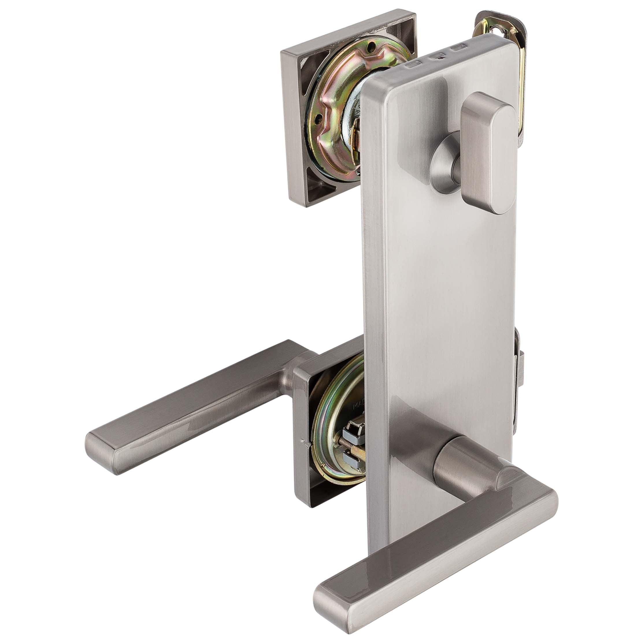 Interconnected Door Lock Reversible Passage Lever, UL Fire Rated, ANSI 2, Contemporary Style Harper Collection
