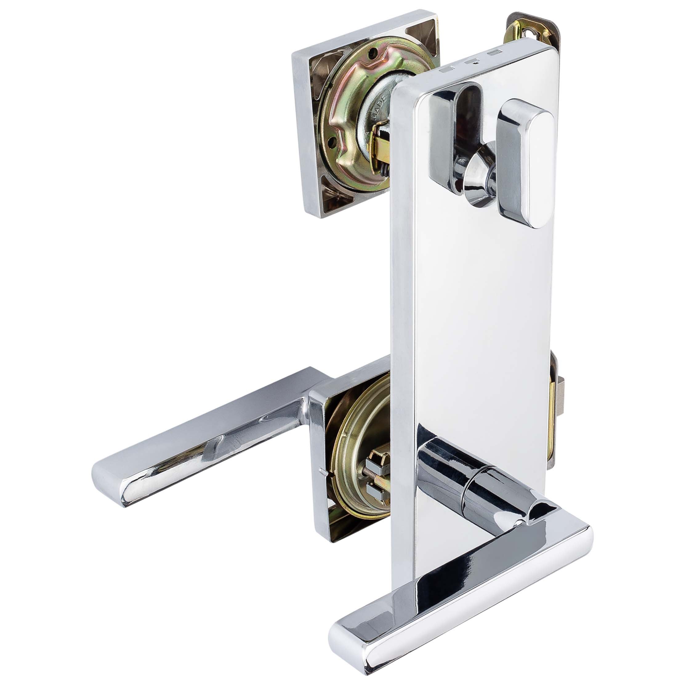 Interconnected Door Lock Reversible Passage Lever, UL Fire Rated, ANSI 2, Contemporary Style Harper Collection